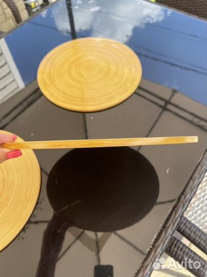 Подставка-тарелка-декор бамбук
