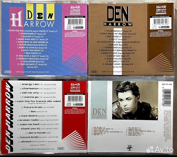 Музыкальные cd диски Den Harrow Singles Collection