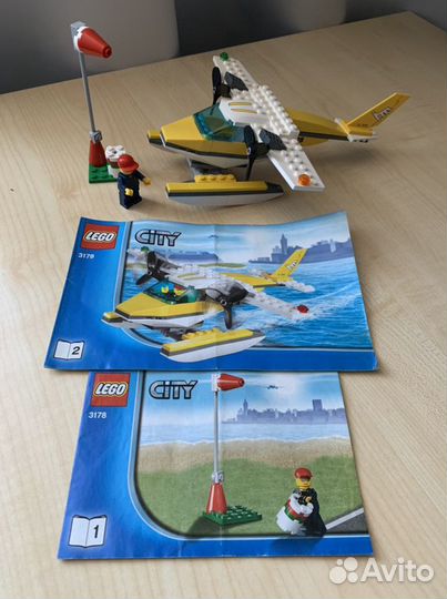 Lego City 3178 гидросамолет оригинал