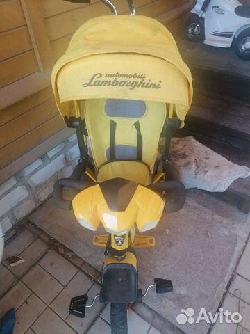 Детский трехколесный велосипед lamborghini