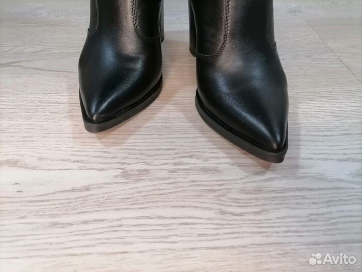 Сапоги ботфорты 40 размер натуральная кожа