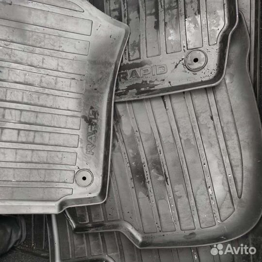 Комплект ковриков, защита картера