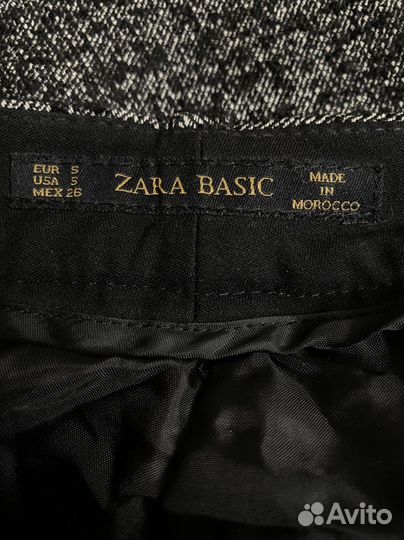 Брюки Zara шерстяные на подкладе, S