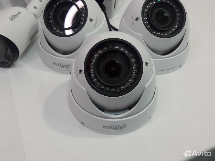 Видеонаблюдение 4М регистратор Dahua 4камер