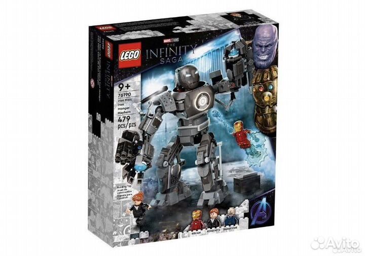 Lego Marvel 76190 76194