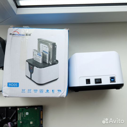 Док-станция для двух hdd