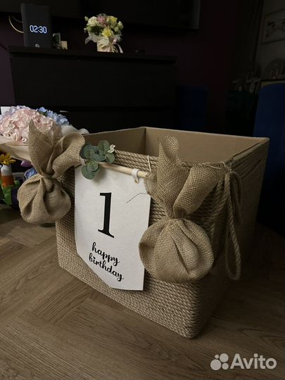 Коробка для оформления фотозоны