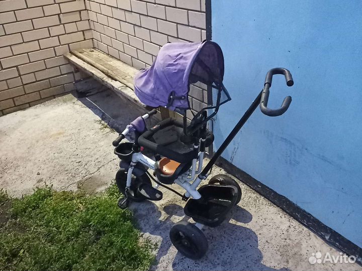 Детский велосипед с ручкой бу