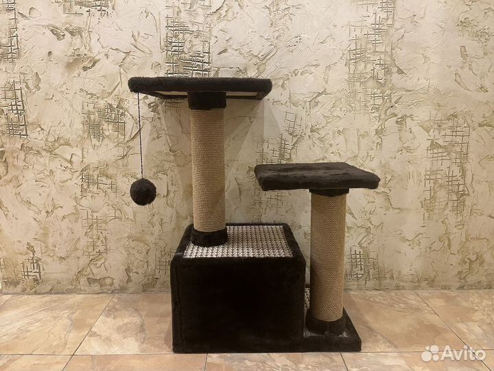 Когтеточка домик для кошки бу