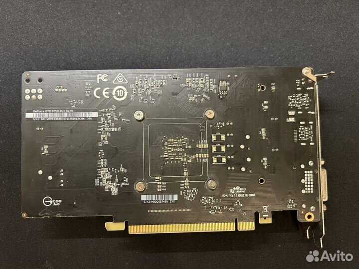 Видеокарта MSI GeForce GTX 1050 2GT OCV1