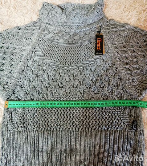 Пончо вязаное Oversize