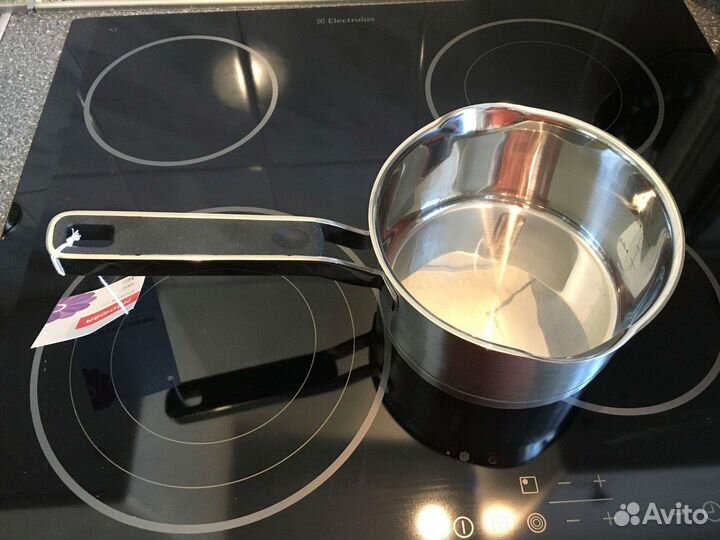 Ковш nadoba dona со стеклянной крышкой, 16 см