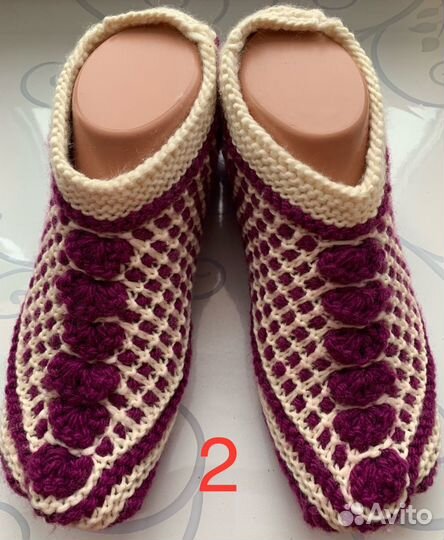 Носки следки вязаные