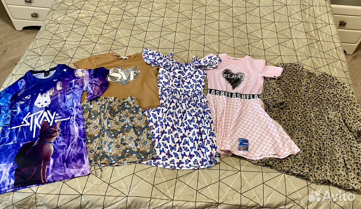 Платья пакетом на девочку 6-7 лет