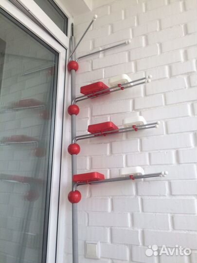 Угловая полка для ванной