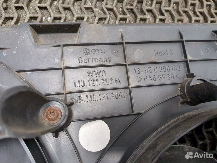 Вентилятор радиатора Volkswagen Bora, 2004