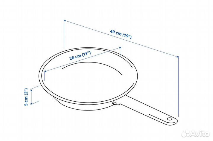 IKEA 365+ сковорода 28 см икеа