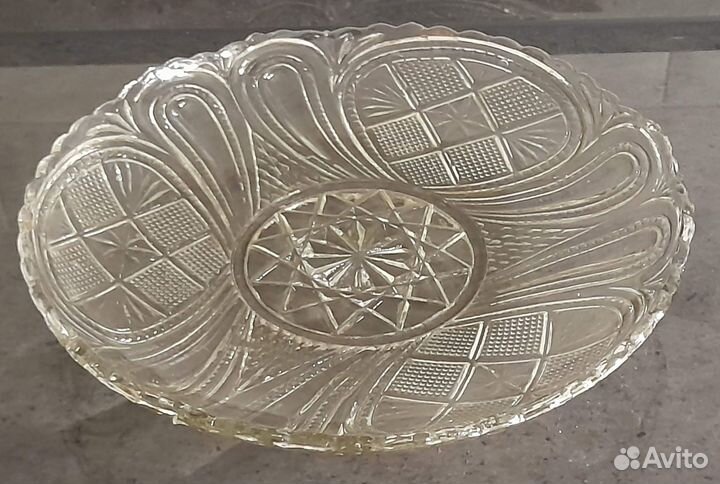 Салатники, блюда,ваза стекло СССР