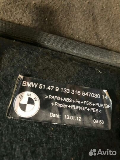 Полка багажника bmw x6 Е71 рестайлинг