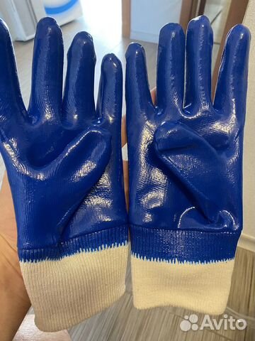 Перчатки прорезиненные