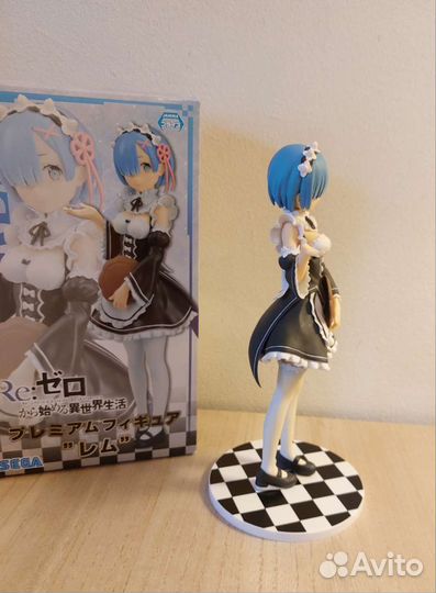 Оригинальная аниме фигурка Рем (Re:Zero)