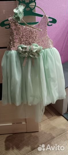 Платье для девочки 92