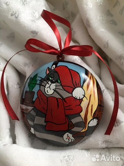 Елочный шар ручная роспись