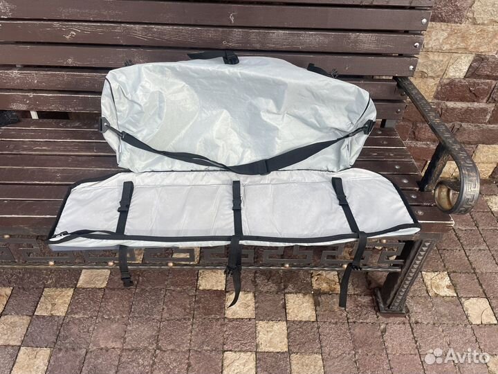 Сиденье в лодку пвх накладка мягкая + сумка