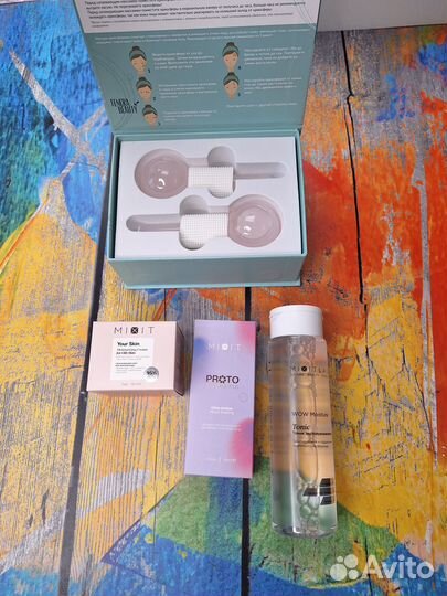 Большой набор для ухода за лицом, криосферы, крем