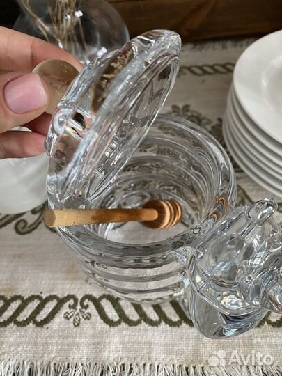 Банка для меда с ложкой «Медвежонок» 300 мл