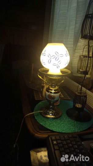Настольная лампа под керосинку СССР