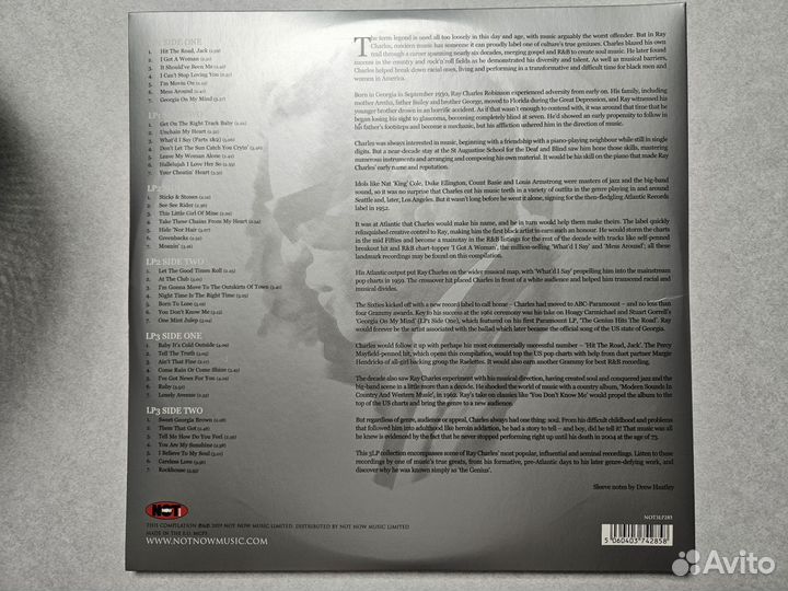 Ray Charles Colour White 3LP