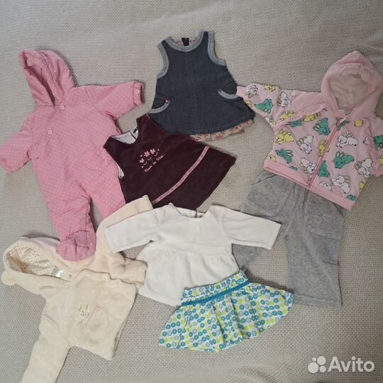 Вещи на девочку 56 62 цена за все