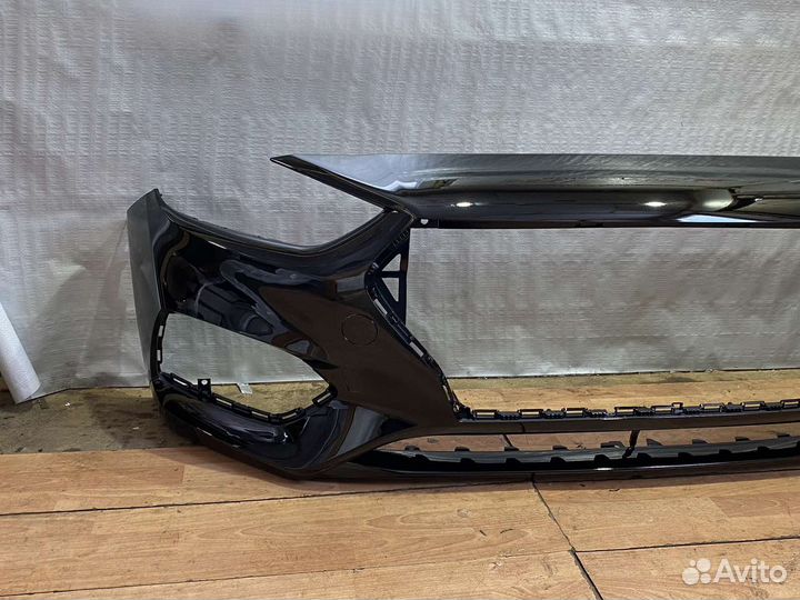 Бампер передний черный Hyundai Solaris 2017-2020