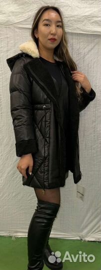Куртка-дубленка женская