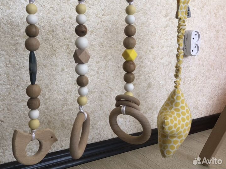 Мобильный (стойка) деревянная graspy с подвесами