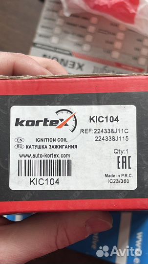 Катушка зажигания для nissan, kortex kic104
