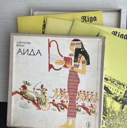 Виниловые пластинки Джузеппе Верди Аида