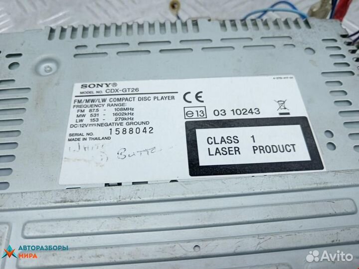 Магнитола Mitsubishi L200 3 2002