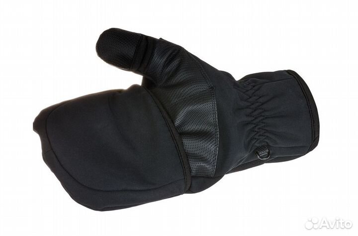 Перчатки-варежки softshell флис. Р.XL 