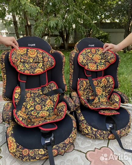 Детское автокресло siger хохлома
