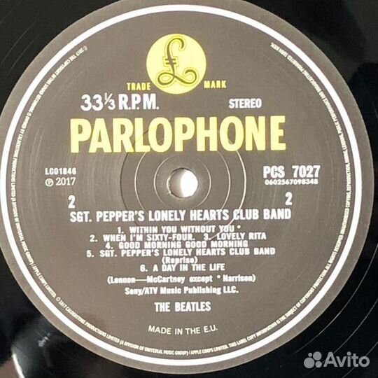 Новый винил The Beatles - Sgt. Pepper's. в пленке