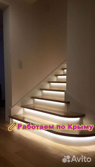 Деревянная лестница. В частные дома