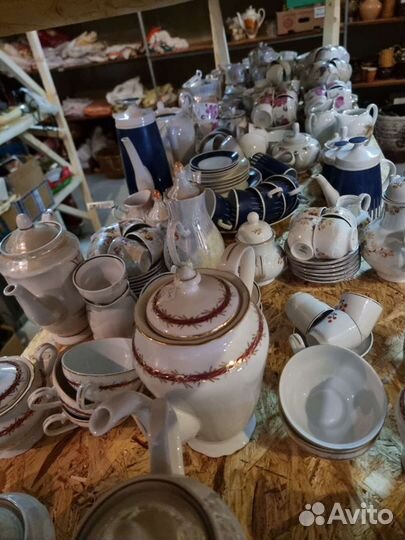 Коллекция Сервиз столовый и хрусталь СССР