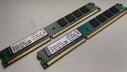 Память - Kingston 8гб DDR3, 1333-1600 мгц (кол-во)