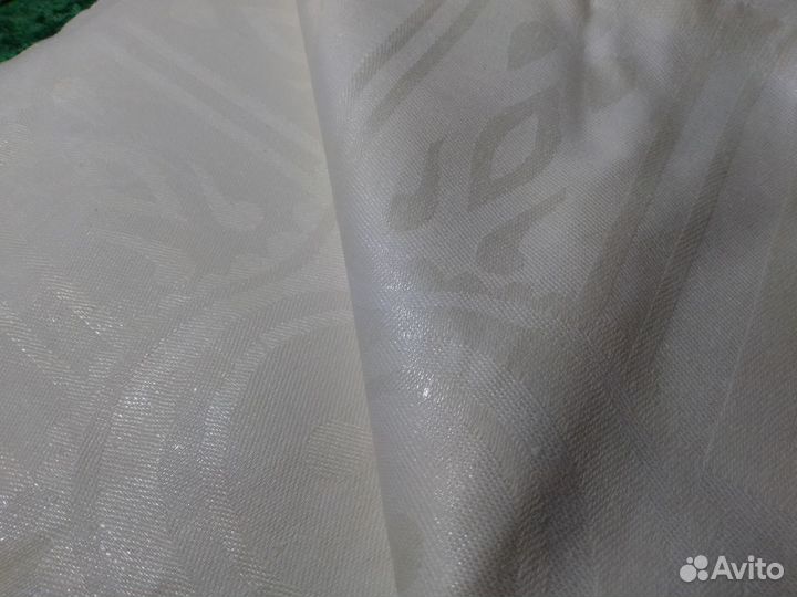 Скатерть льняная с выделкой