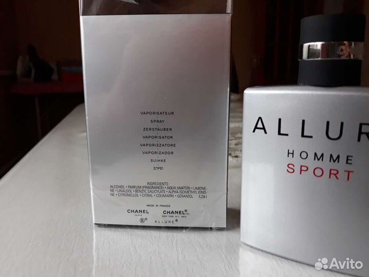 Парфюмерия мужская Chanel allure homme sport