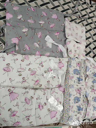 Бортики в детскую кроватку