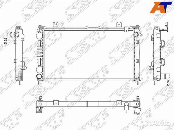 Радиатор LADA granta sport