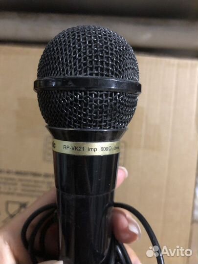Микрофон для караоке проводной panasonic